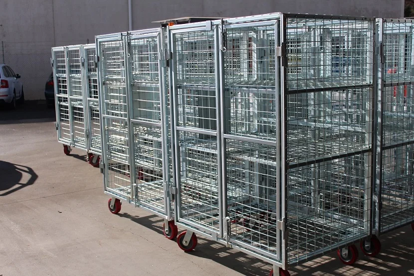 279_Dual Door Cage Trolleys Order Picking Cage Trolleys